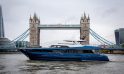 Maiden Voyage of Spectacular Van der Valk Yacht Blue Jeans in the Heart of London